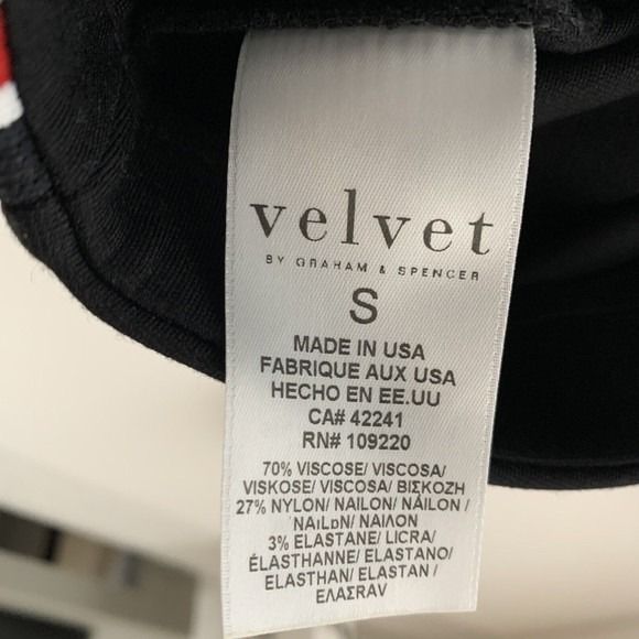 Velvet by Graham Spencer Raquel Side Stripe Leggings sz S - Picture 6 of 10